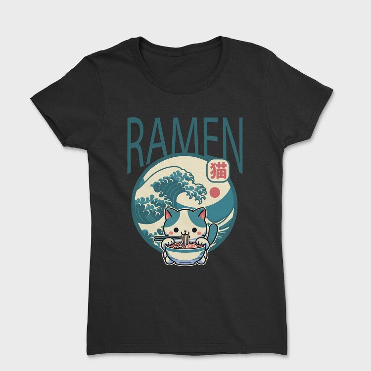Japanese Cat Ramen, Tricou Femei
