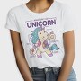 Unicorn Anatomy Chart, Tricou Femei