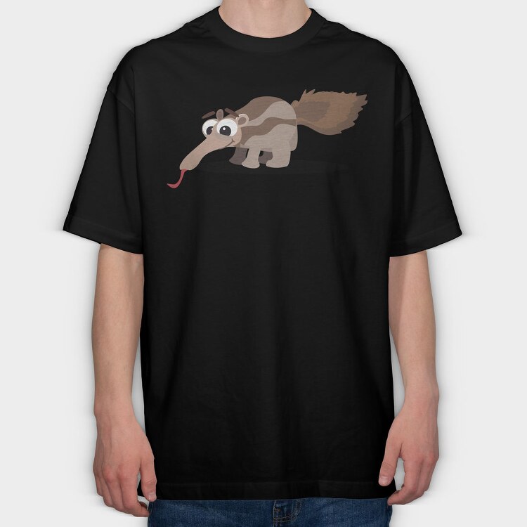 Ant Eater Buddy, Tricou Oversize Barbati (Unisex)
