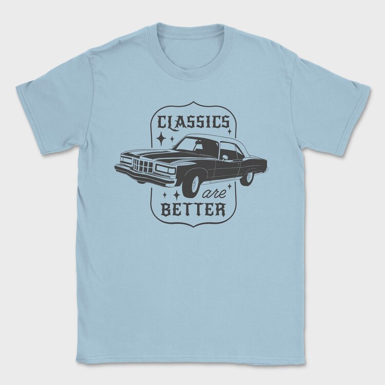 Classical Car Transport, Tricou Barbati (Unisex)
