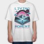 Hiking Vaporwave, Tricou Oversize Barbati (Unisex)