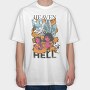 Heaven and Hell, Tricou Oversize Barbati (Unisex)