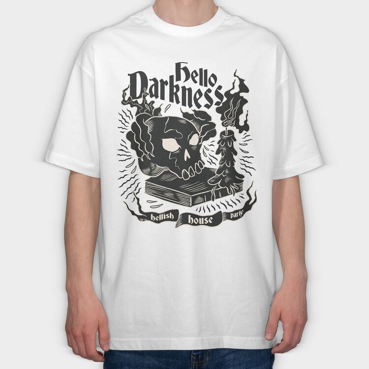 Hellish House Party, Tricou Oversize Barbati (Unisex)