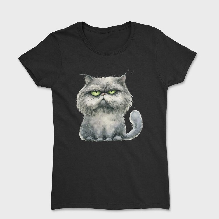 Angry Grumpy Cat, Tricou Femei