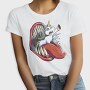 Unicorn And Monster Mouth Eaten, Tricou Femei