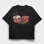 Ant Smiley, Tricou Oversize Barbati (Unisex)