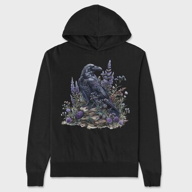 Crow Flowers Rock, Hanorac Oversize Barbati (Unisex)