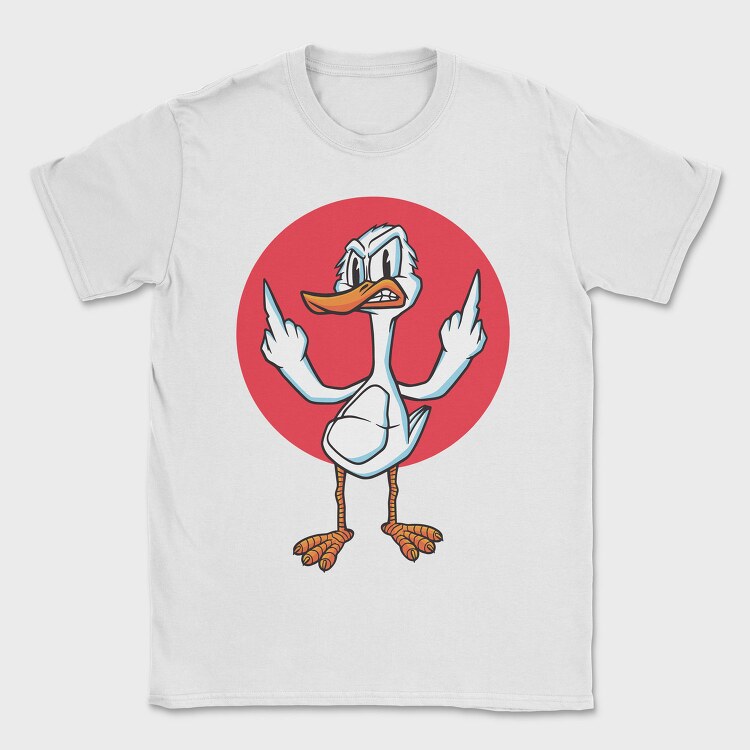 Angry Duck Fuck You, Tricou Barbati (Unisex)