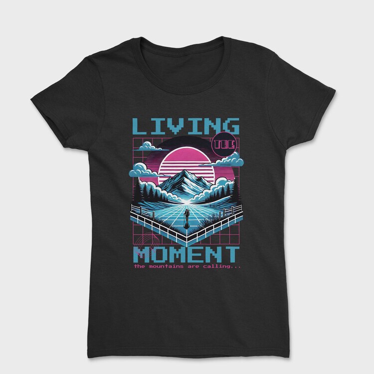 Hiking Vaporwave, Tricou Femei