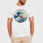 Great Wave With Meeple Surf, Tricou Barbati (Unisex)