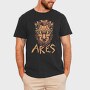Greek God Ares On Fire Head, Tricou Barbati (Unisex)