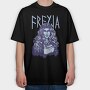 Norse Goddess Freyja, Tricou Oversize Barbati (Unisex)