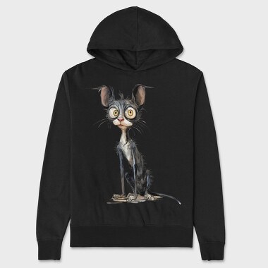 Cornish Rex, Hanorac Oversize Barbati (Unisex)