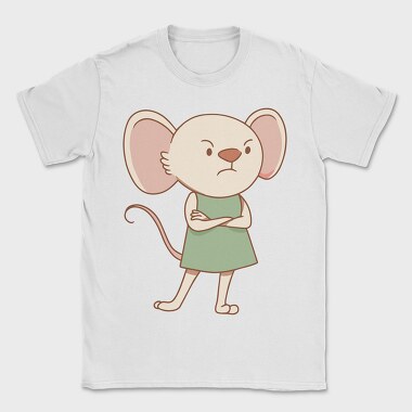 Angry Mouse Dress, Tricou Barbati (Unisex)
