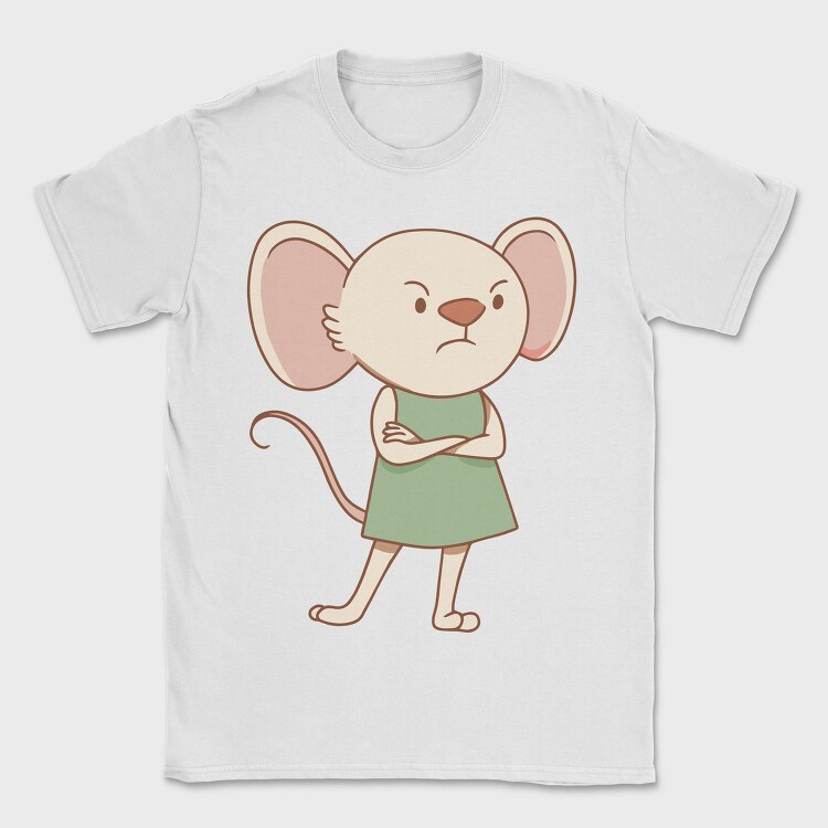 Angry Mouse Dress, Tricou Barbati (Unisex)