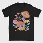Hippie Flower Mushroom, Tricou Barbati (Unisex)