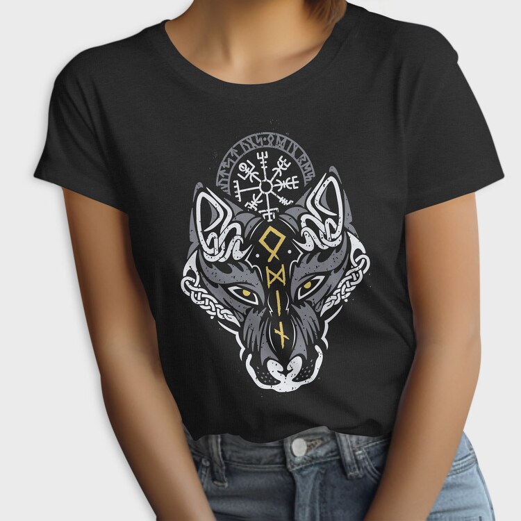Norse Viking Wolf, Tricou Femei