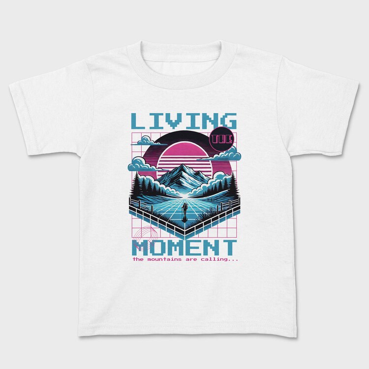 Hiking Vaporwave, Tricou Copii