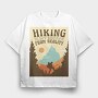 Hiking Is My Escape From Reality, Tricou Oversize Barbati (Unisex)