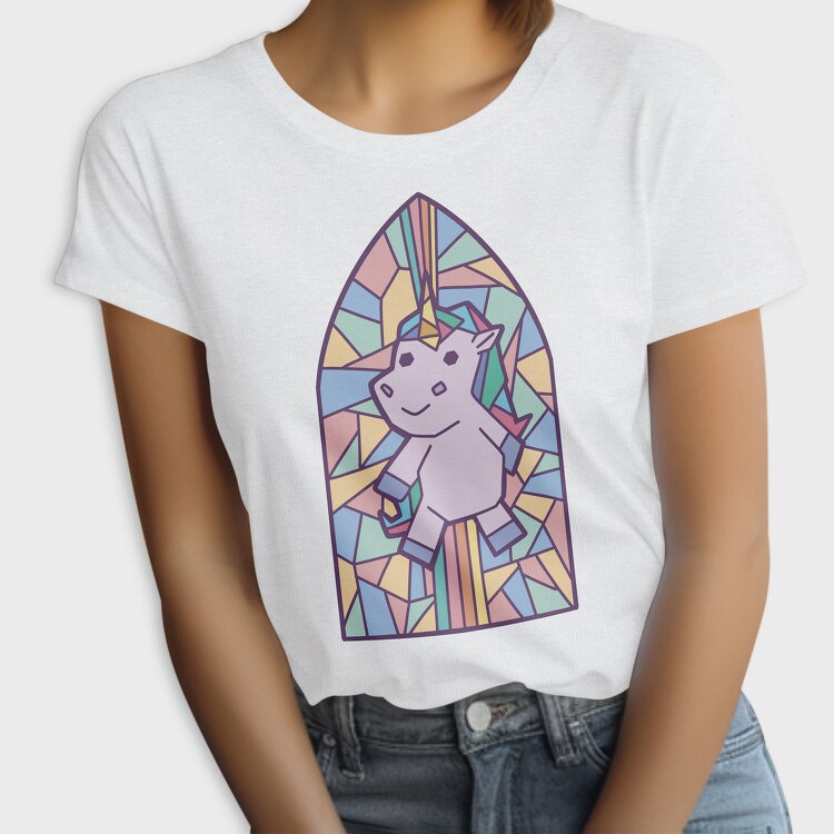 Unicorn Church Window, Tricou Femei