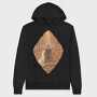 Hiker Autumn Path, Hanorac Oversize Barbati (Unisex)