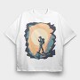 Hike and Tacos, Tricou Oversize Barbati (Unisex)