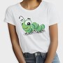 Green Caterpillar Smile, Tricou Femei