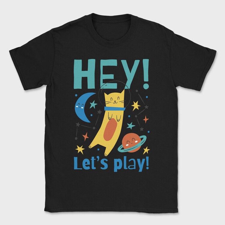 Hey Lets Play, Tricou Barbati (Unisex)
