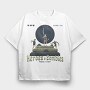 Heroes and Zombies Pixelart, Tricou Oversize Barbati (Unisex)