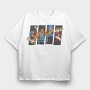 Hero Collage, Tricou Oversize Barbati (Unisex)