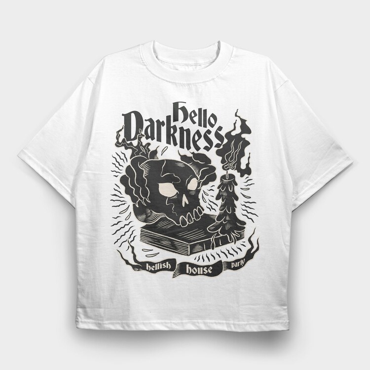 Hellish House Party, Tricou Oversize Barbati (Unisex)