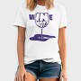 Wine Glass Funny Quote Mug, Tricou Barbati (Unisex)