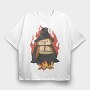 Hedgehog Halloween, Tricou Oversize Barbati (Unisex)