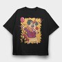 Unicorn Clown Halloween 01, Tricou Oversize Barbati (Unisex)