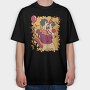 Unicorn Clown Halloween 01, Tricou Oversize Barbati (Unisex)