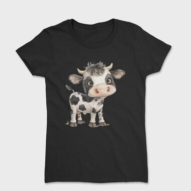 Cow Cute Face, Tricou Femei