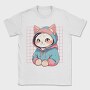 Anime Cat Cute, Tricou Barbati (Unisex)