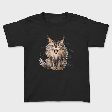 Angry Maine Coon Scream, Tricou Copii