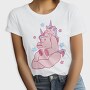 Unicorn Dad And Child Papa Unicorn, Tricou Femei