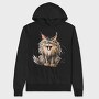 Angry Maine Coon Scream, Hanorac Oversize Barbati (Unisex)