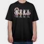 Cute Cats Party, Tricou Oversize Barbati (Unisex)