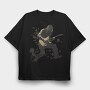 Rockstar Guitarist, Tricou Oversize Barbati (Unisex)
