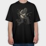 Rockstar Guitarist, Tricou Oversize Barbati (Unisex)