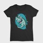 Happy Shark Cartoon, Tricou Femei