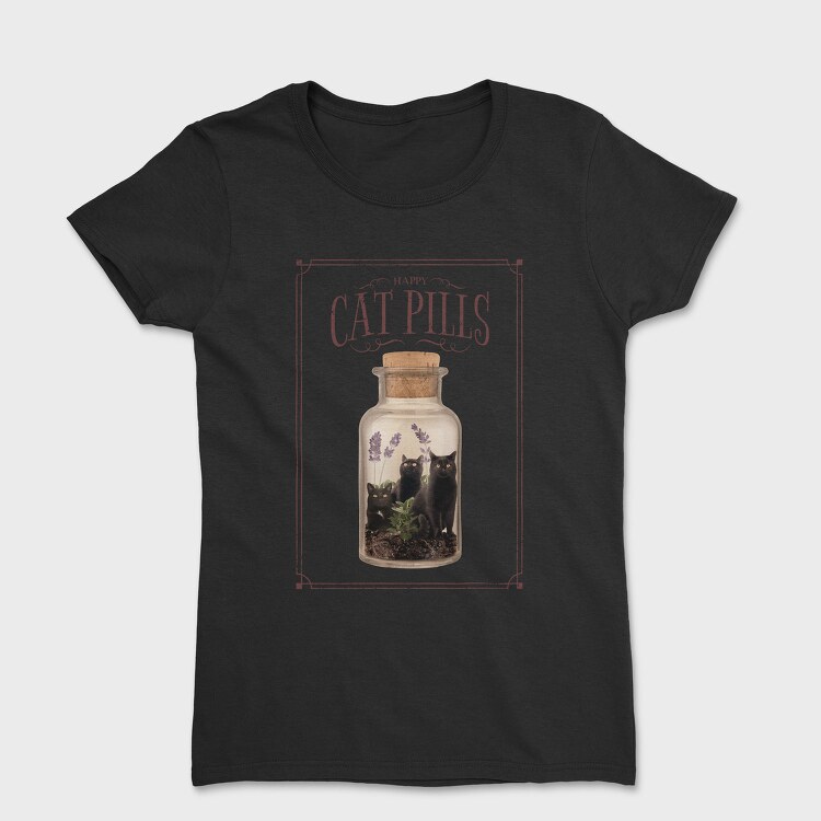 Happy Cat Pills, Tricou Femei