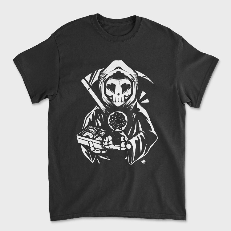 Grim Reaper Donut Love Pillow, Tricou Barbati (Unisex)