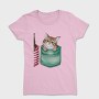 Cute Cats Pockets, Tricou Femei
