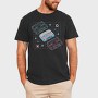 Cassette Tape Music Vaporwave Electronics, Tricou Barbati (Unisex)