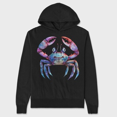 Crab Fantasy Art, Hanorac Oversize Barbati (Unisex)