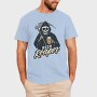 Grim Reaper Drinking Beer Skull, Tricou Barbati (Unisex)